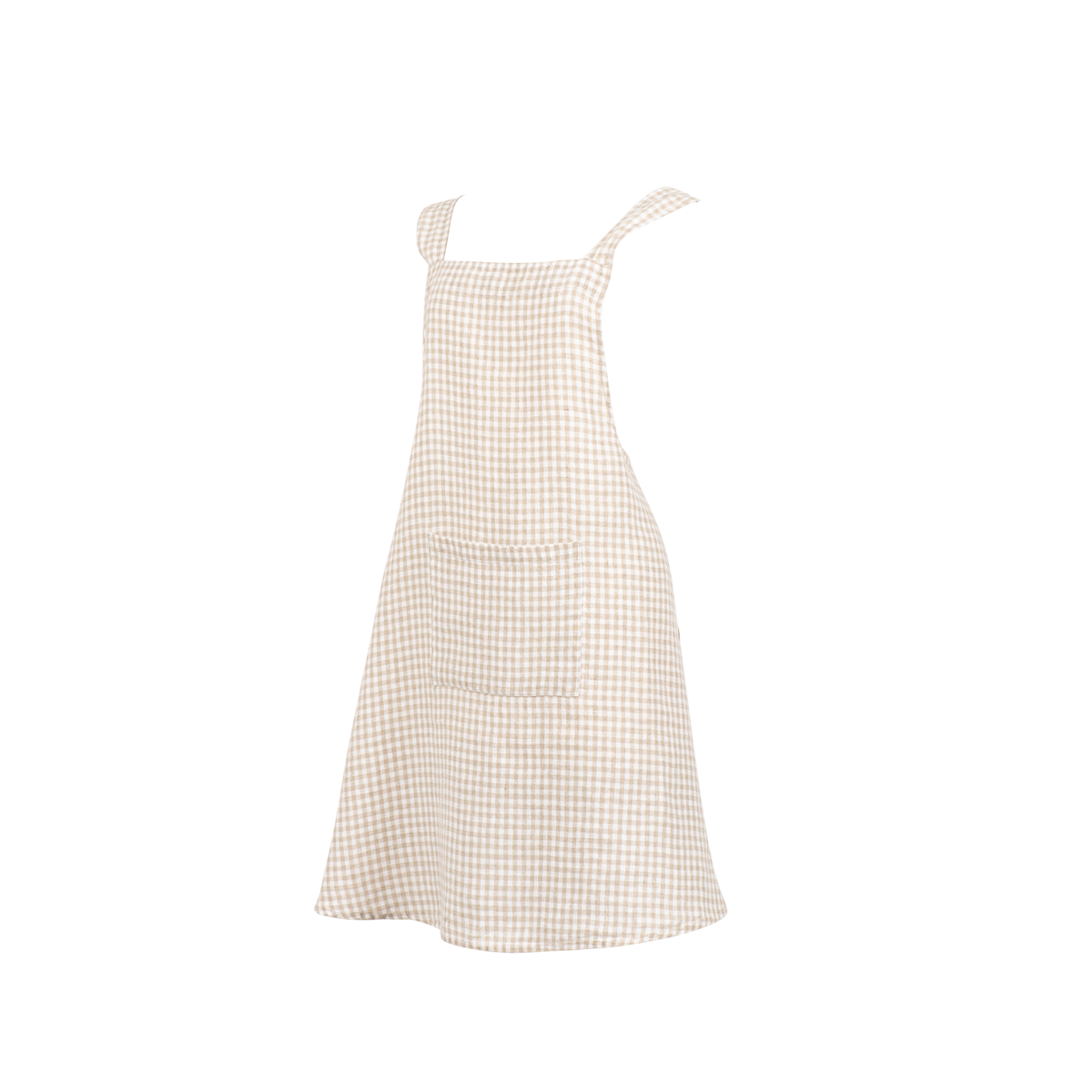 tablier japonais carreaux piana lin lin-harmony haomy