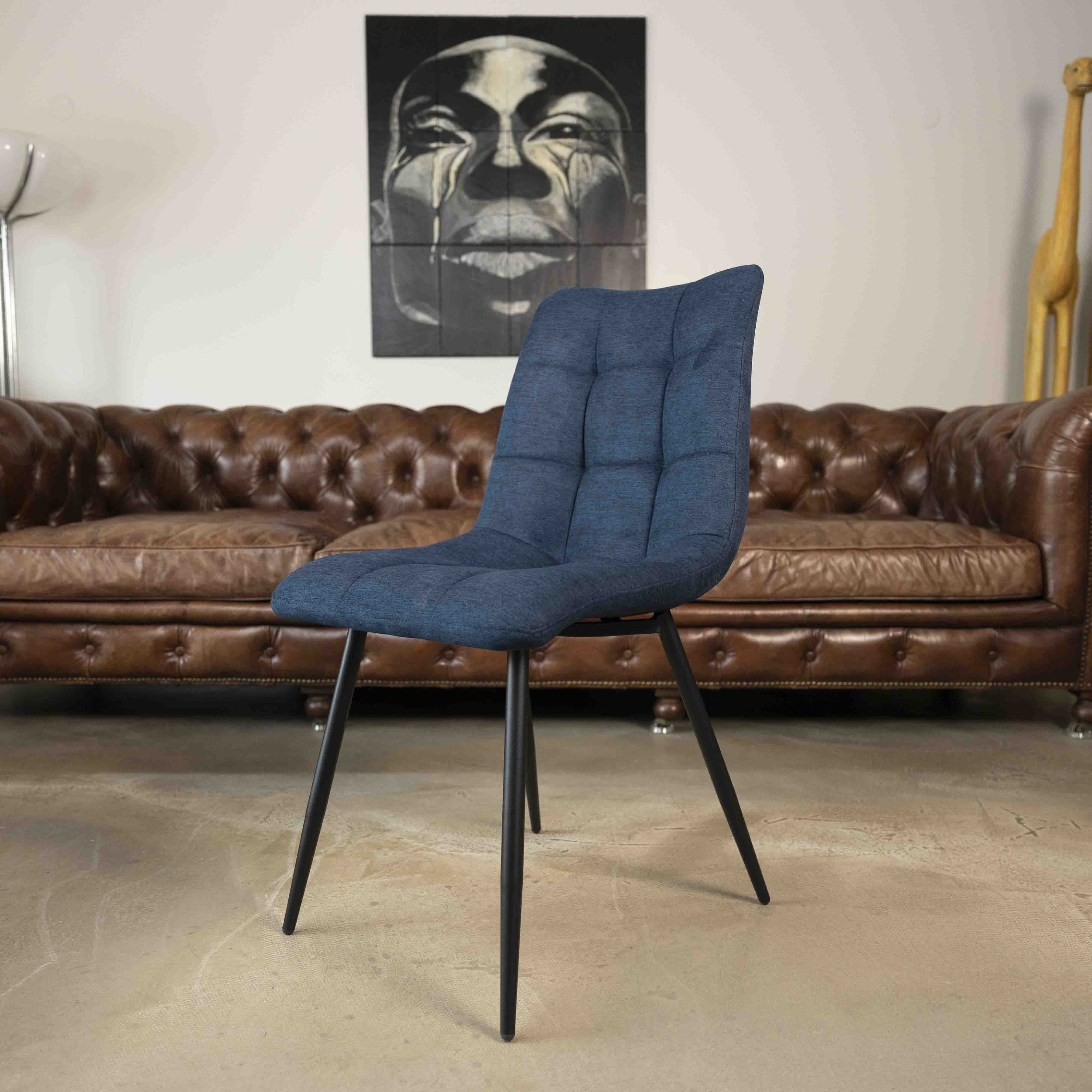 chaise-table-a-manger-tissu-pieds-noir-bleu-marine-home-beddings-and-curtains