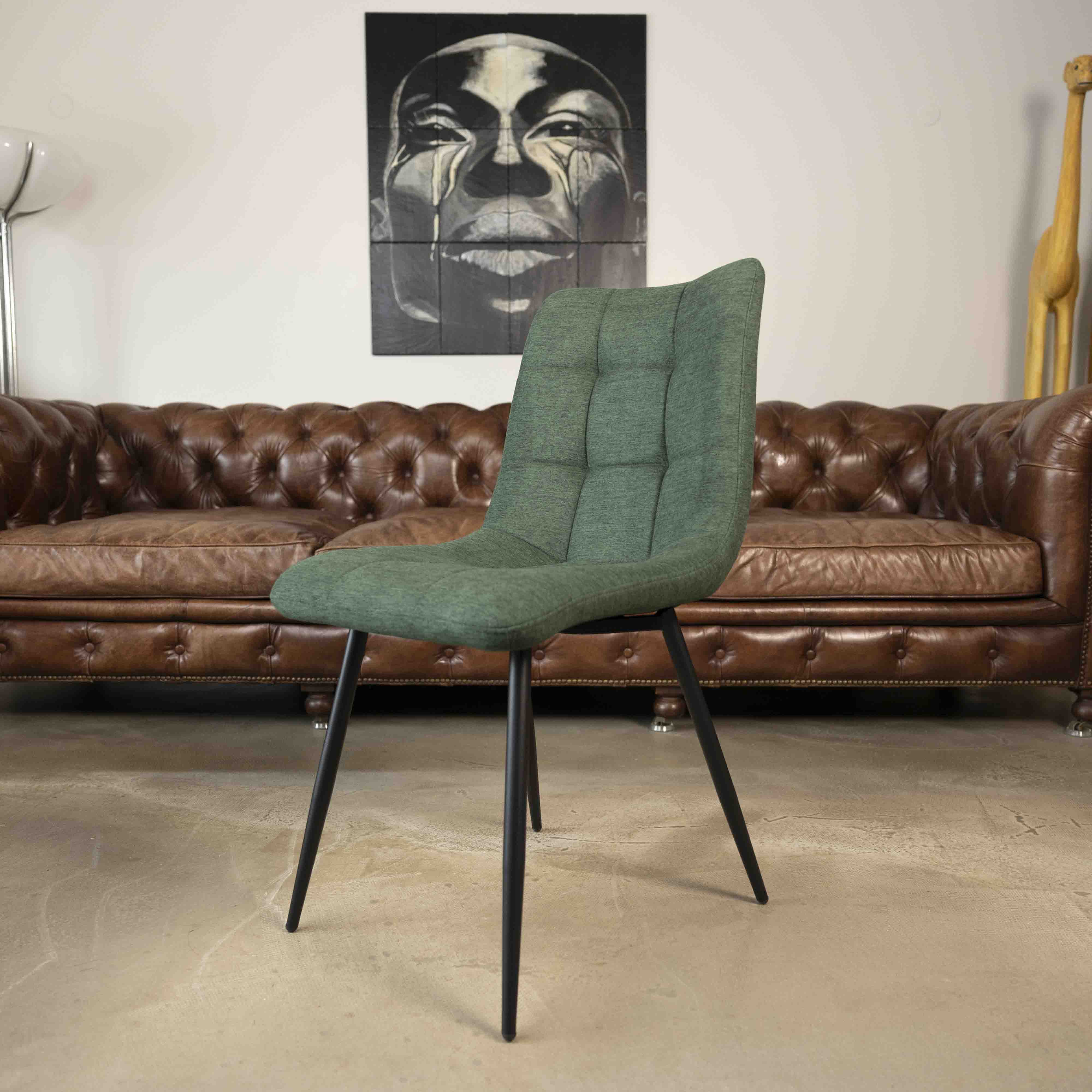 chaise-table-a-manger-tissu-pieds-noir-vert-home-beddings-and-curtains