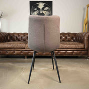 Chaise de salle à manger tissu matelassé Harvey - 10 couleurs - Home Beddings & Curtains