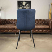 Chaise de salle à manger tissu matelassé Harvey - 10 couleurs - Home Beddings & Curtains