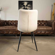 Chaise de salle à manger tissu matelassé Harvey - 10 couleurs - Home Beddings & Curtains