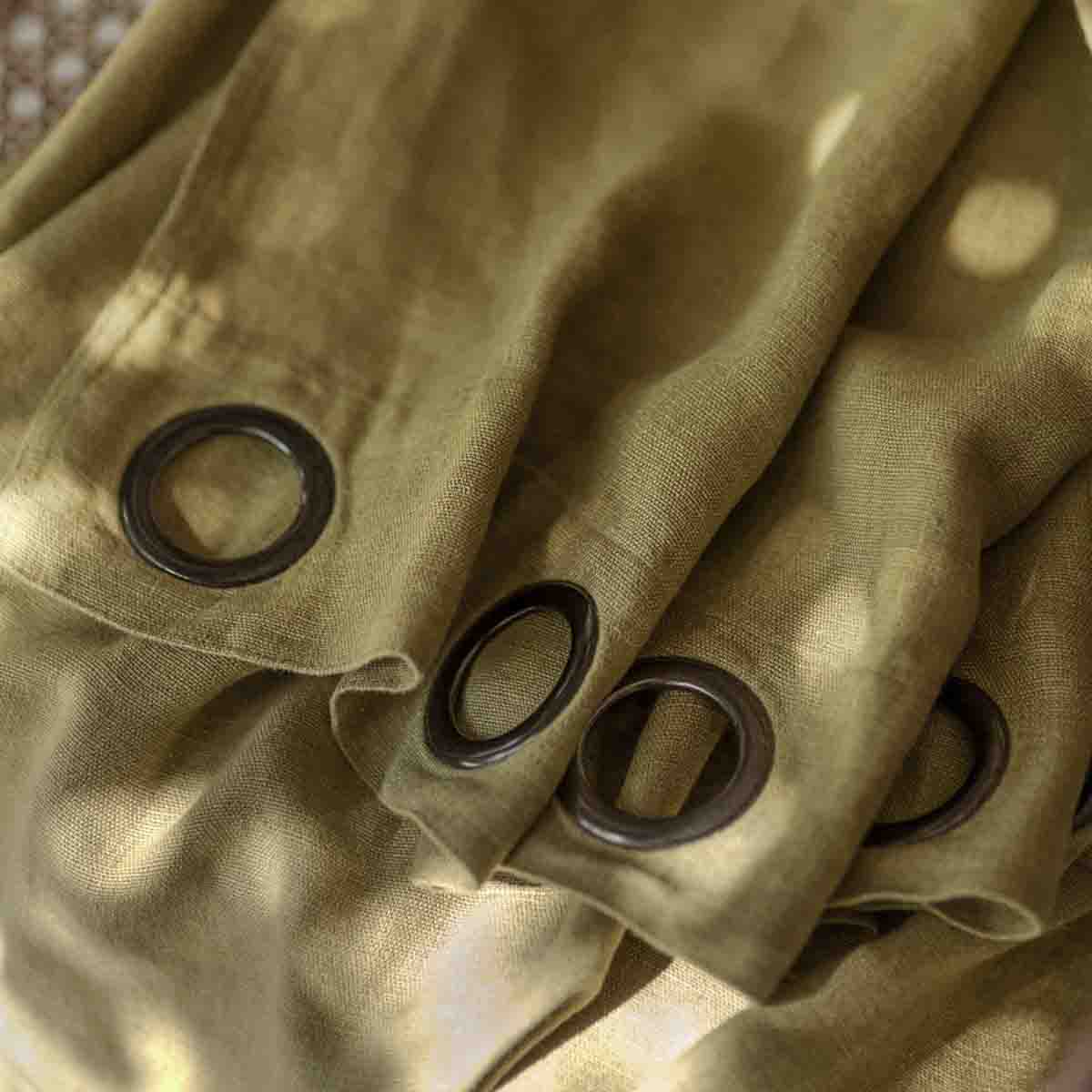 Figari Haomy curtain in linen and cotton 140x280 cm - 16 natural shades