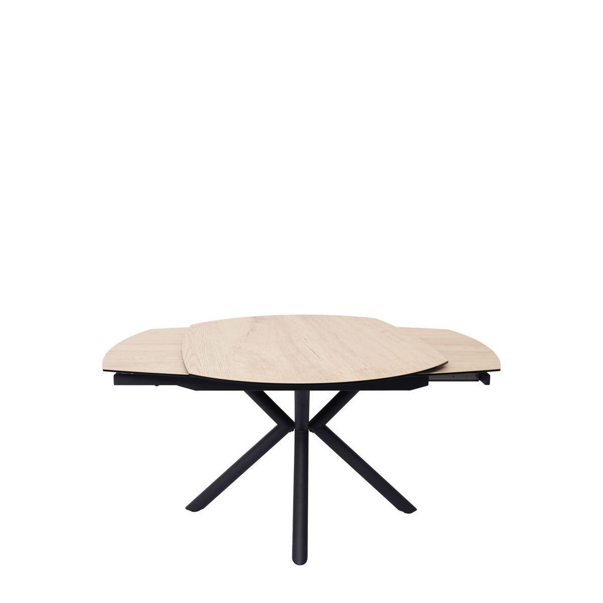 Table en céramique extensible rotative Conway Chêne clair - Home Beddings & Curtains