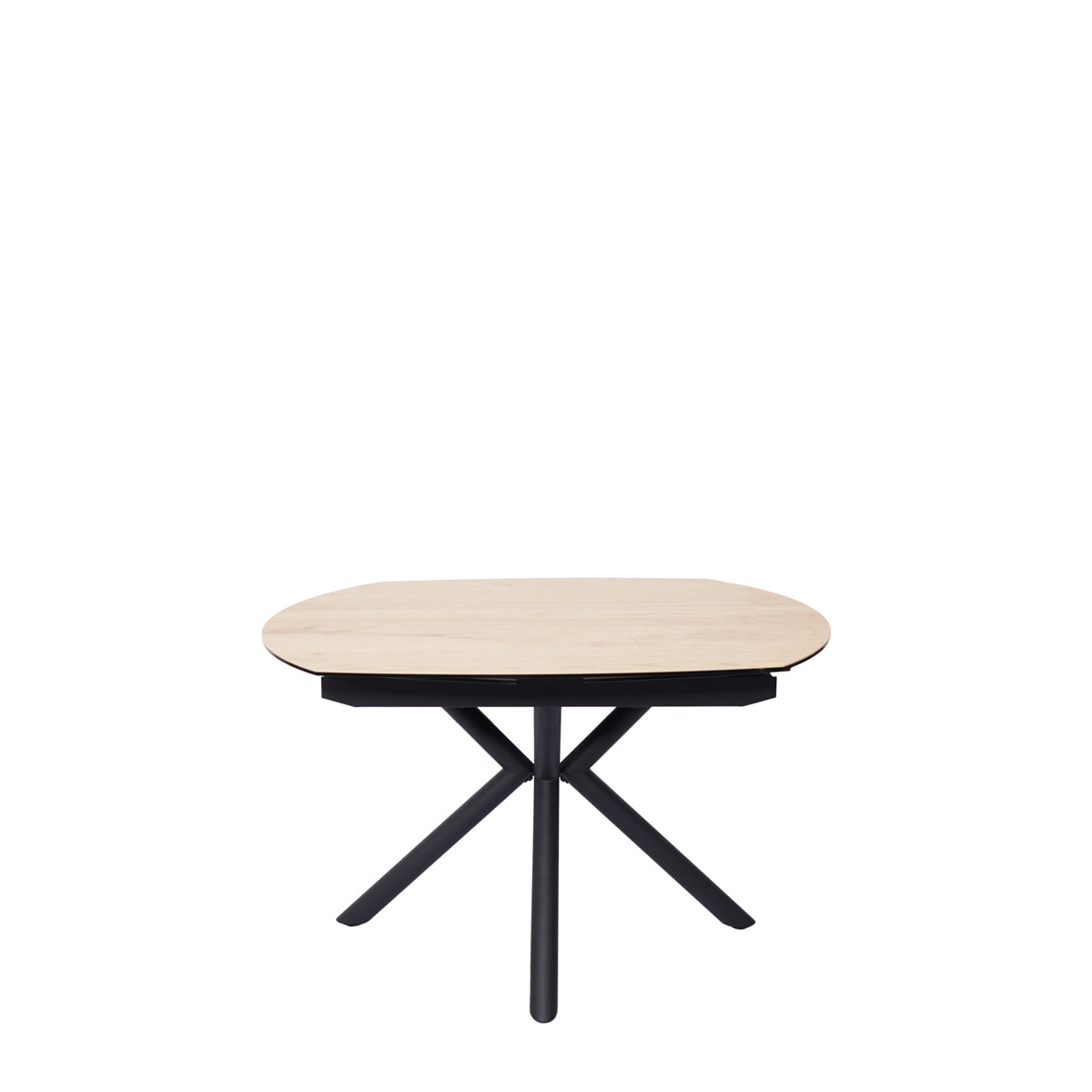 Table en céramique extensible rotative Conway Chêne clair - Home Beddings & Curtains