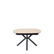 Table en céramique extensible rotative Conway Chêne clair - Home Beddings & Curtains