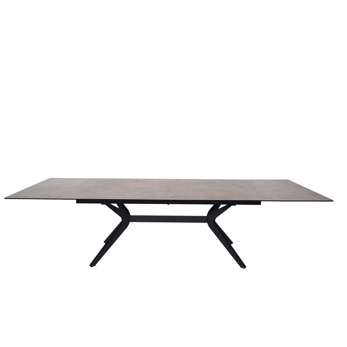 Table en céramique extensible Yorke Rouille gris - Home Beddings & Curtains