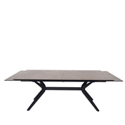 Table en céramique extensible Yorke Rouille gris - Home Beddings & Curtains