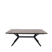 Table en céramique extensible Yorke Rouille gris - Home Beddings & Curtains