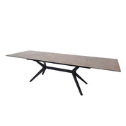 Table en céramique extensible Yorke Rouille gris - Home Beddings & Curtains