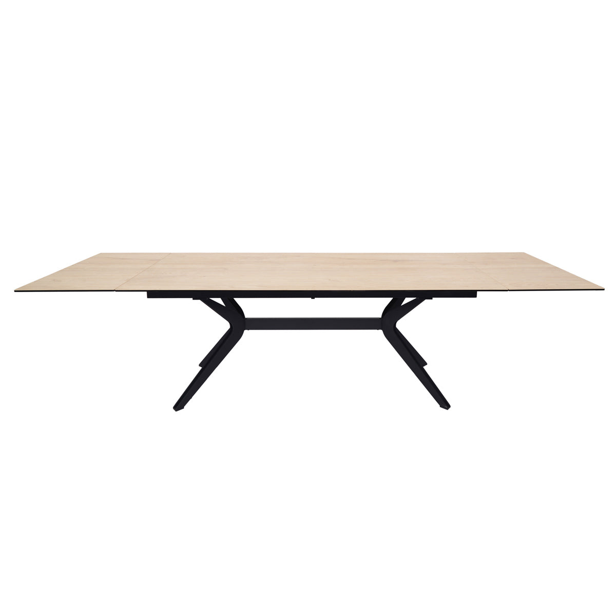 Table en céramique extensible Yorke Chêne clair - Home Beddings & Curtains