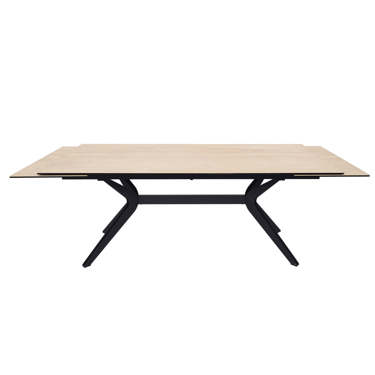 Table en céramique extensible Yorke Chêne clair - Home Beddings & Curtains