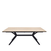 Table en céramique extensible Yorke Chêne clair - Home Beddings & Curtains