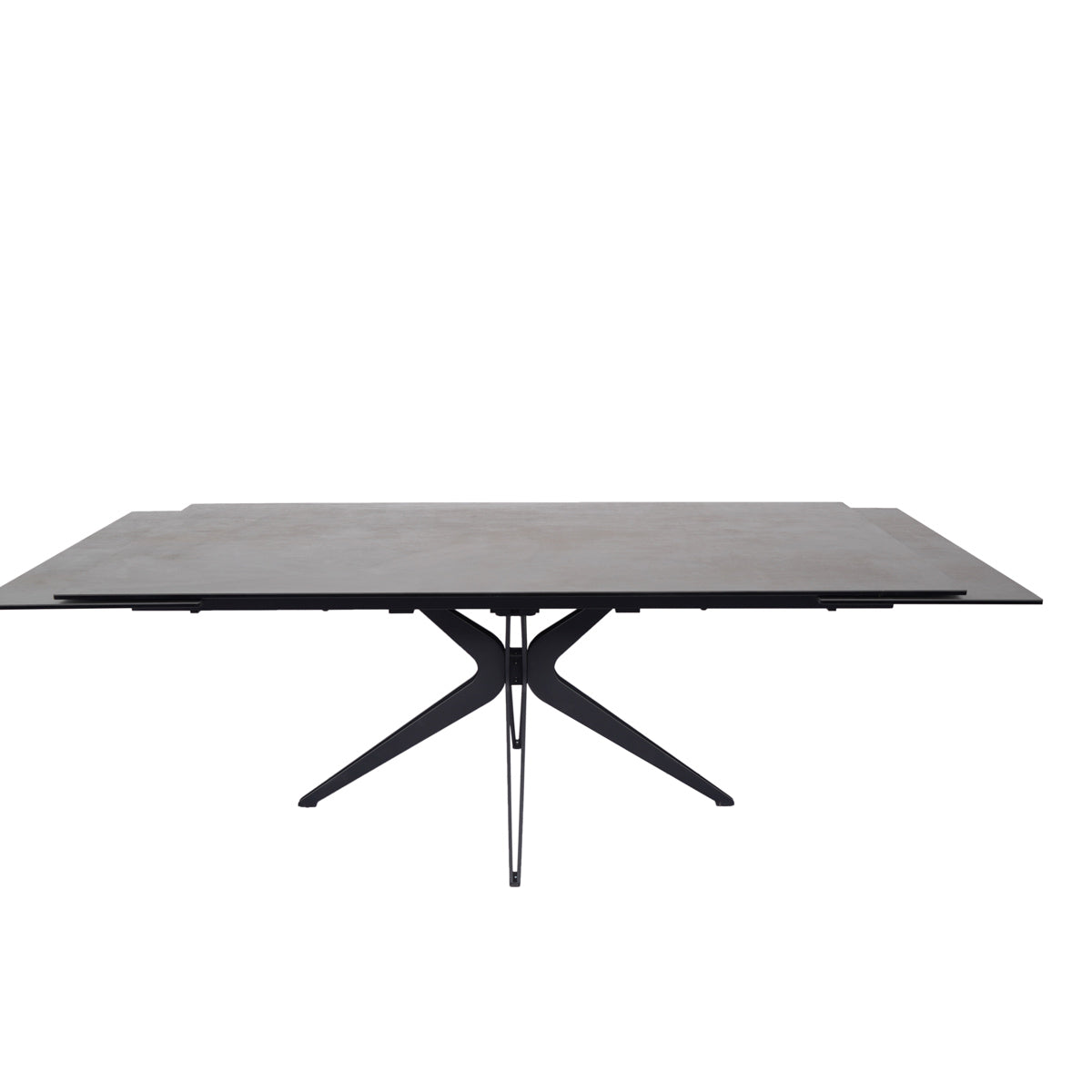 Table en céramique extensible Plisken Noir bronze - Home Beddings & Curtains