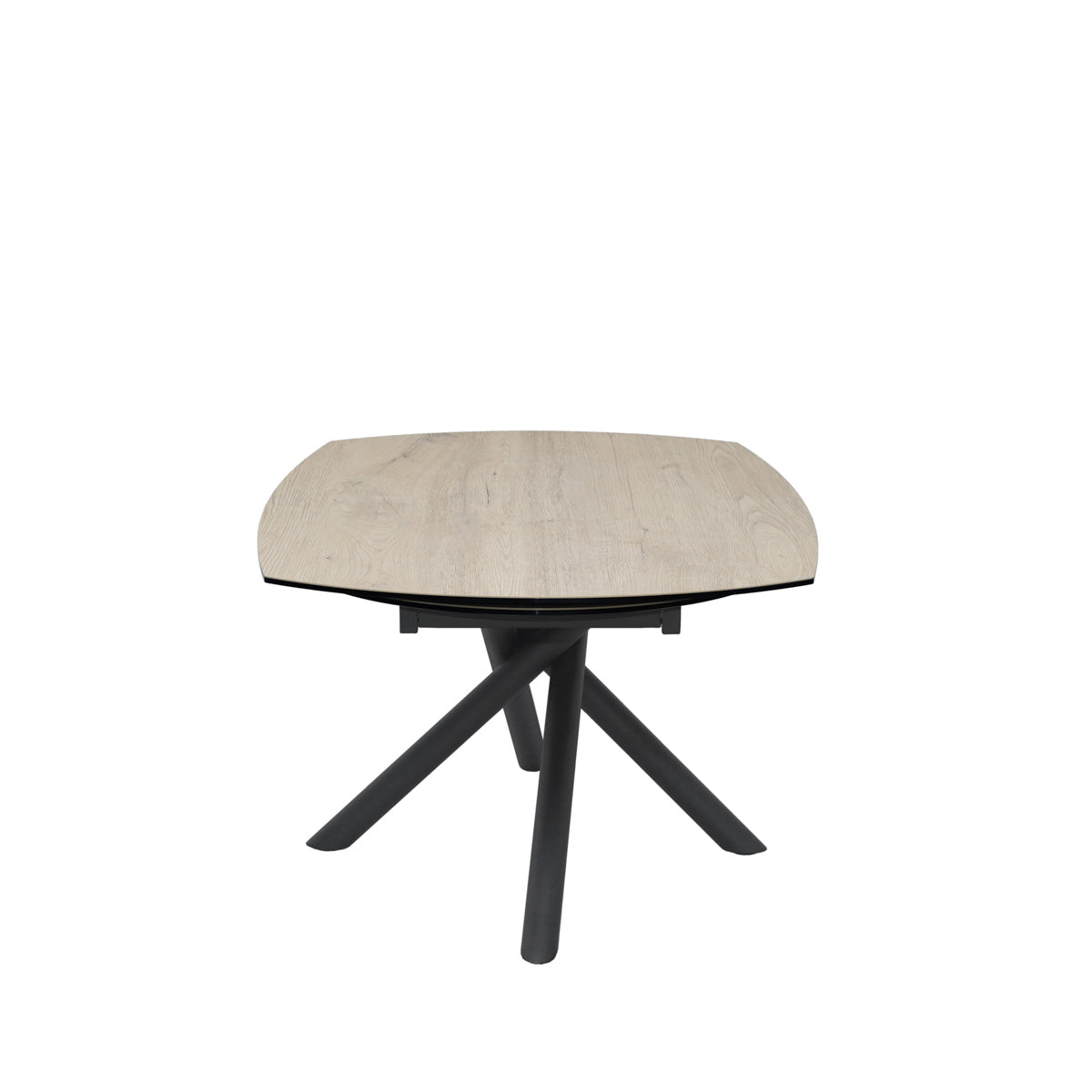 Table en céramique extensible Willard Chêne clair - Home Beddings & Curtains