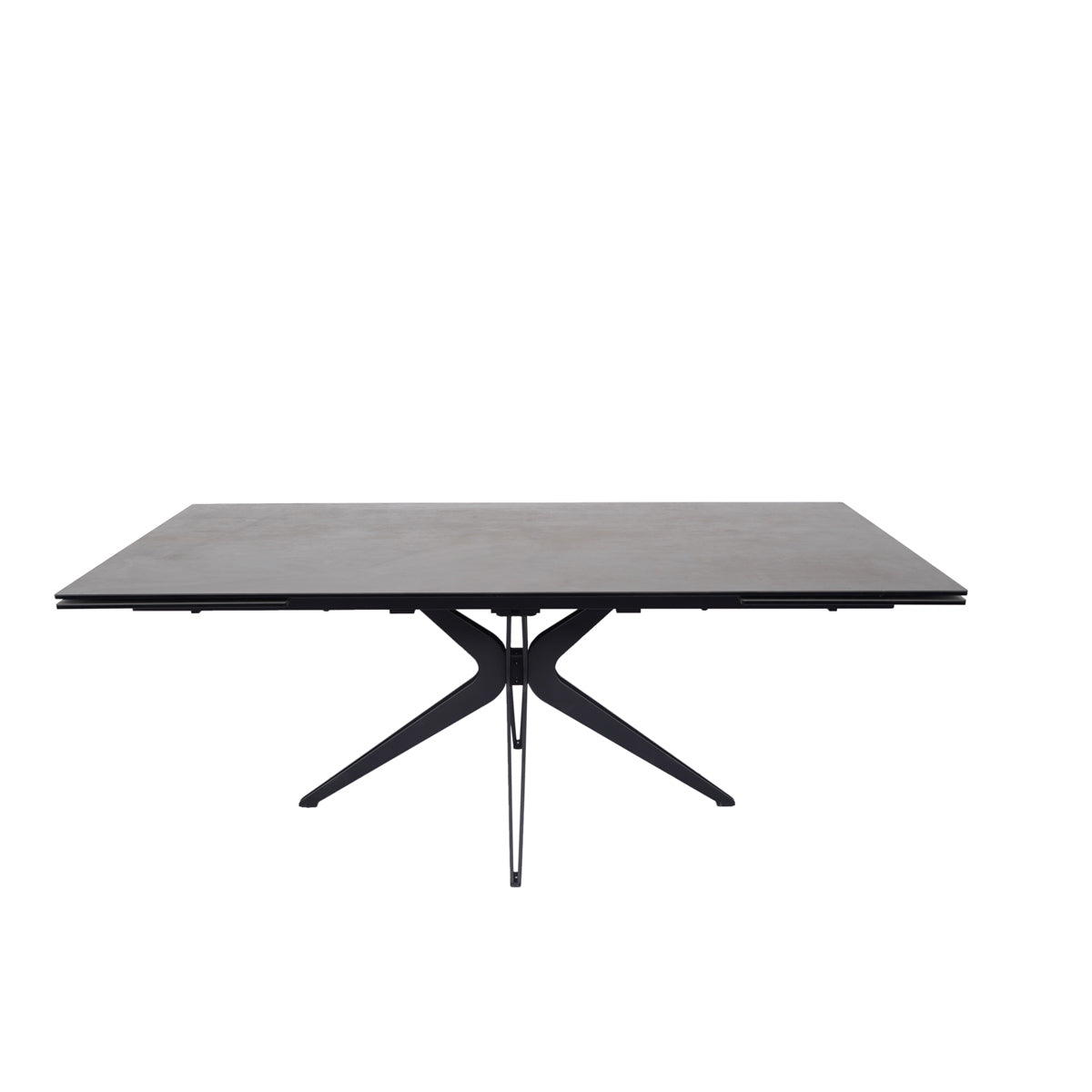 Table en céramique extensible Plisken Noir bronze - Home Beddings & Curtains
