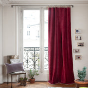 Rideau Médicis en velours Terre rouge – occultant et élégant 130x280 cm