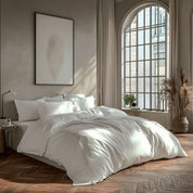 Drap housse Venezia en percale de coton lavée – 7 couleurs raffinées