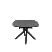 Table en céramique extensible Willard Noir bronze - Home Beddings & Curtains