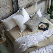 Drap housse Zeff Vivaraise en lin lavé  - 2 couleurs sobres