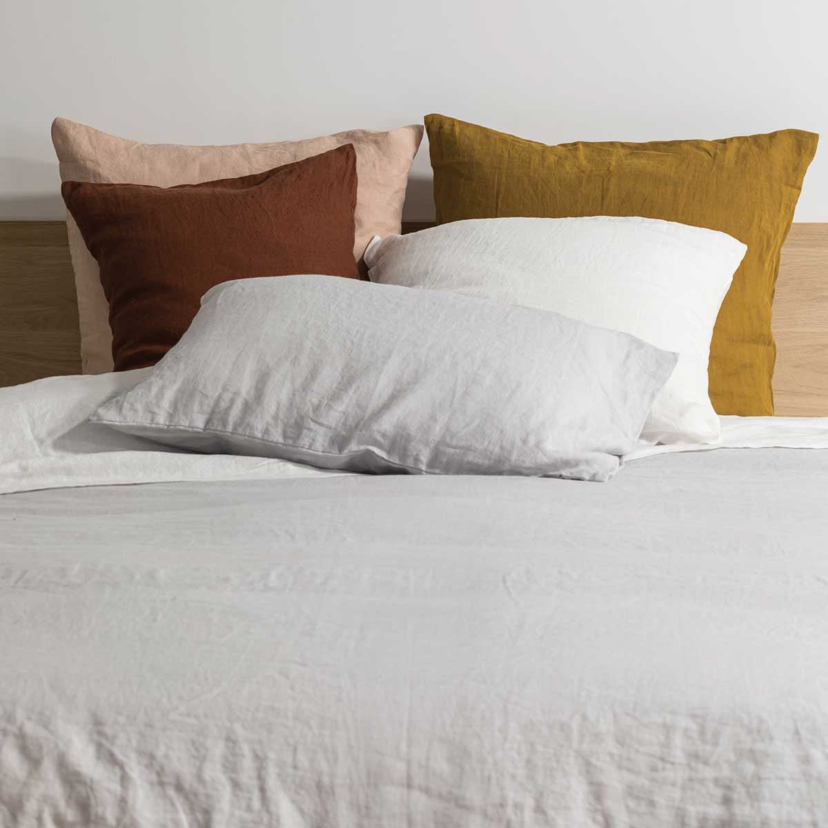 Zeff square linen pillowcase 65x65 cm - Vivaraise