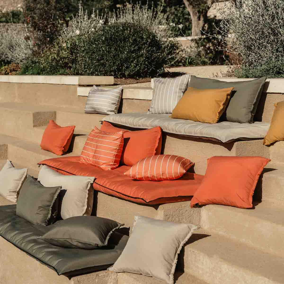Outdoor square cushion cover Bimini 45x45 cm - Harmony Haomy