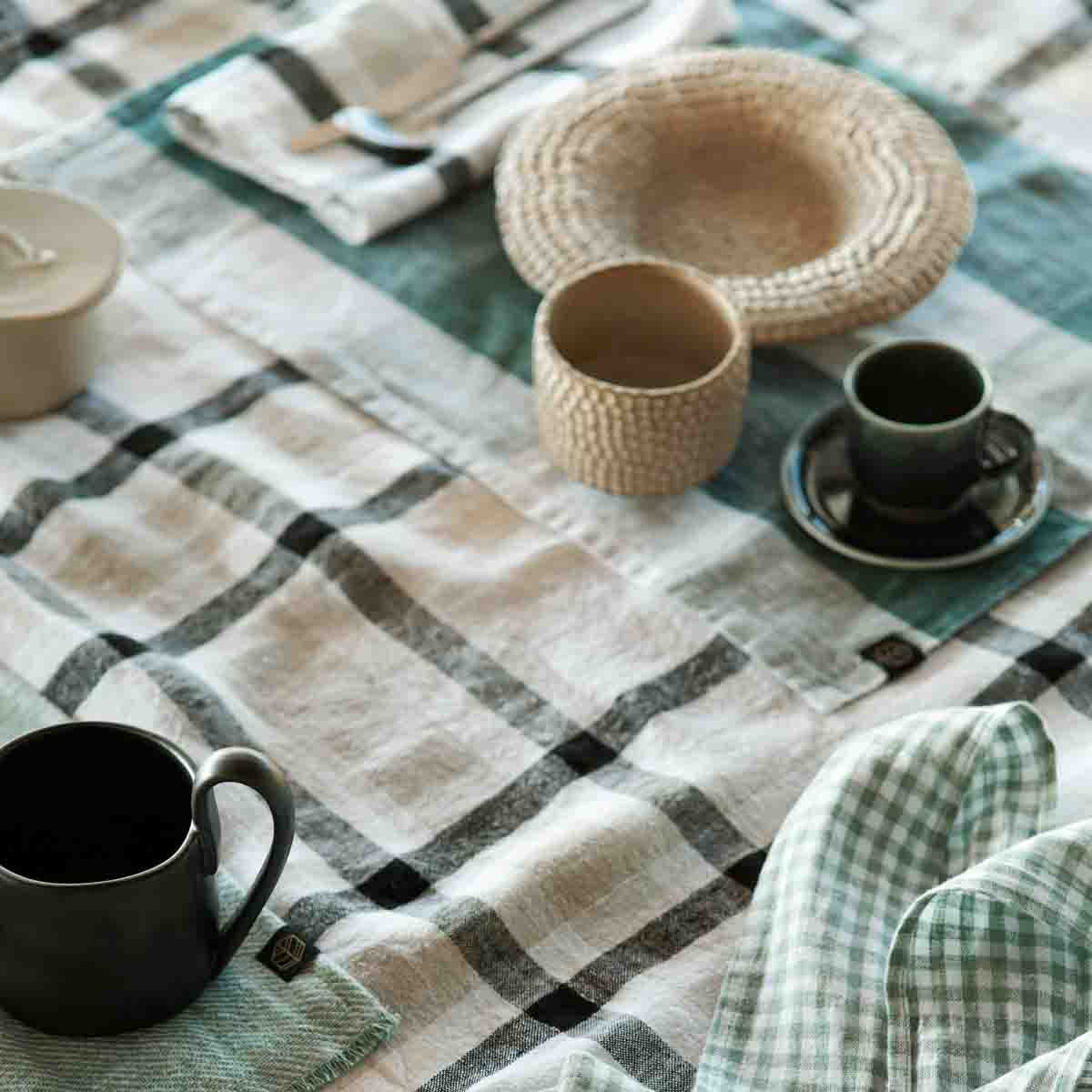 Washed linen napkin/set Capri - Linen colors