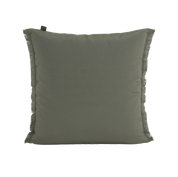 Housse de coussin carrée extérieure Bimini Haomy-Harmony textile – jardin terrasse, coloris Kaki
