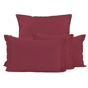 Housse de coussin extérieure Bimini Haomy-Harmony textile – jardin terrasse, coloris Framboise