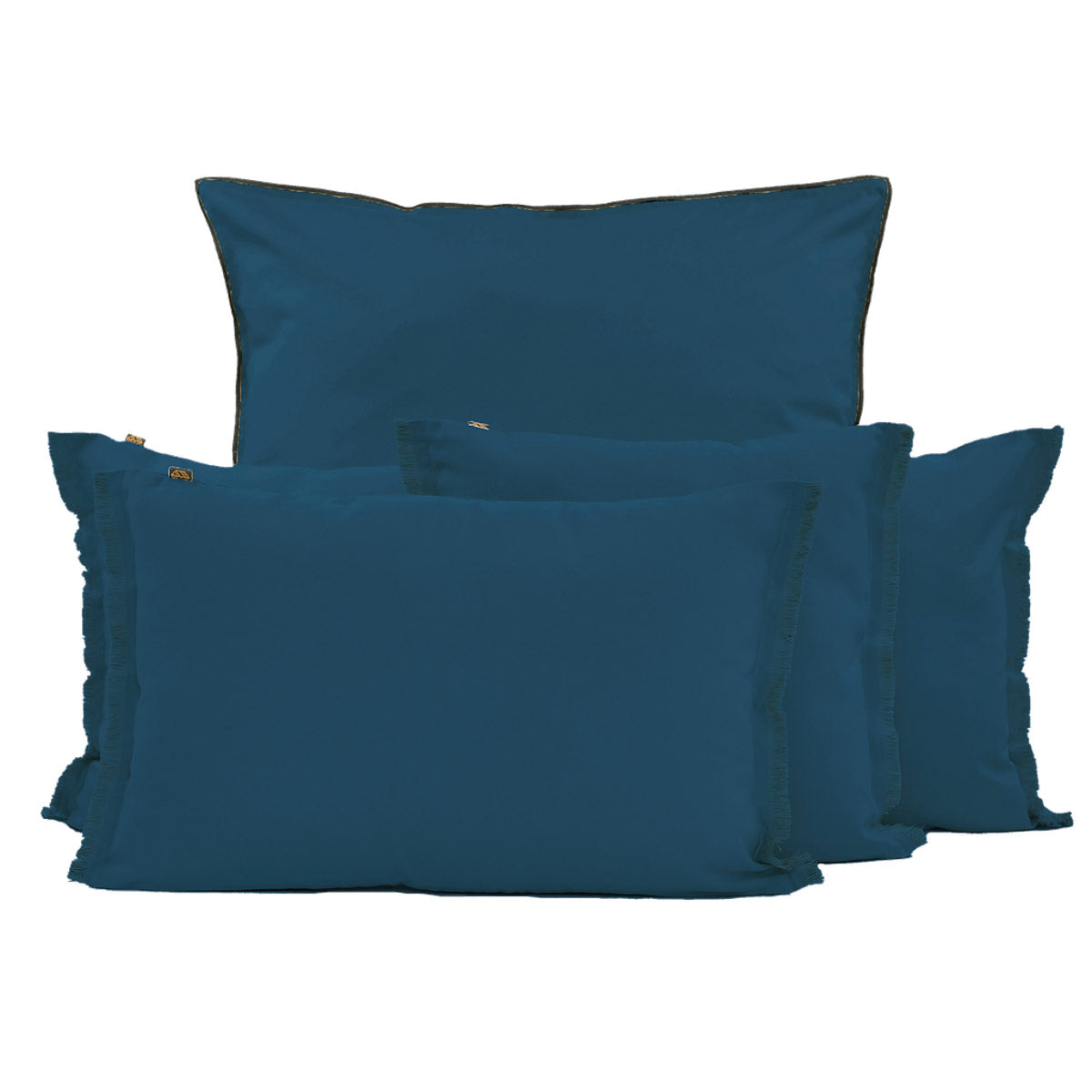 Housse de coussin extérieure Bimini Haomy-Harmony textile – jardin terrasse, coloris Turquin