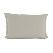 Housse de coussin rectangulaire extérieure Bimini Haomy-Harmony textile – jardin terrasse, coloris Lin