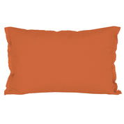 Housse de coussin rectangulaire extérieure Bimini Haomy-Harmony textile – jardin terrasse, coloris Mandarine