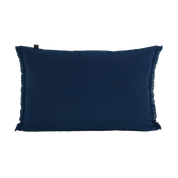 Housse de coussin rectangulaire extérieure Bimini Haomy-Harmony textile – jardin terrasse, coloris Marine