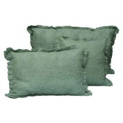 Coussin Aspen en laine – coloris Céladon – Haomy Harmony Textile, texture douce et naturelle, chaleur et élégance pour une décoration cocooning haut de gamme.