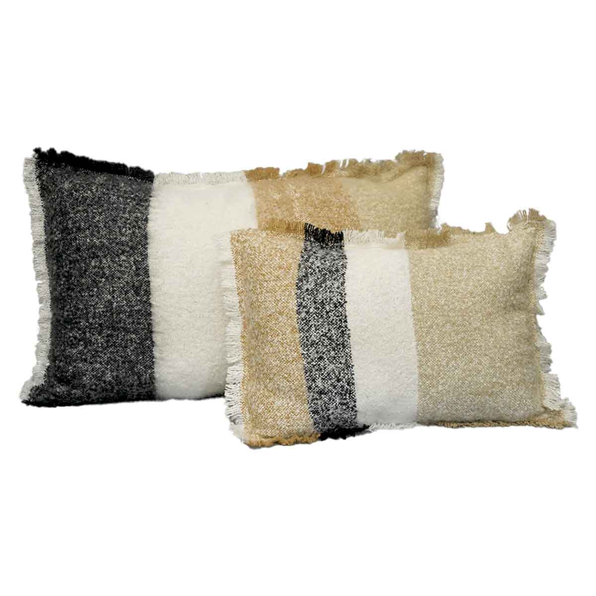Coussin Calypso en laine – coloris  Gold – Haomy Harmony Textile, texture douce, finition élégante et confort naturel pour une décoration chaleureuse.