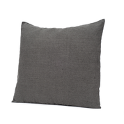 Coussin Porticcio Haomy en lin lavé, coloris Granit – style sobre et chic, finition naturelle et élégante