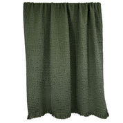 Couvre-lit Tempo nid d’abeille 100 % coton Harmony Haomy, 240×260 cm, texture gaufrée, coloris Kaki