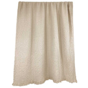 Couvre-lit Tempo nid d’abeille 100 % coton Harmony Haomy, 240×260 cm, texture gaufrée, coloris Lin