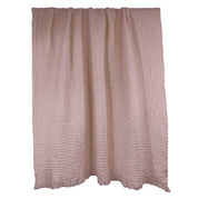 Couvre-lit Tempo nid d’abeille 100 % coton Harmony Haomy, 240×260 cm, texture gaufrée, coloris Pétale