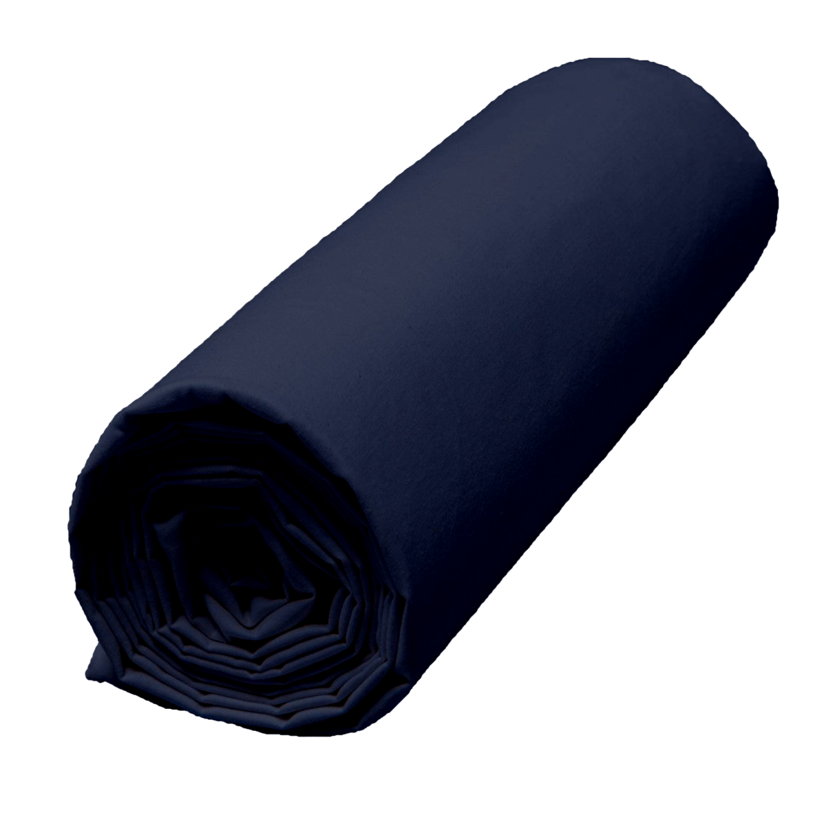 Drap housse Venezia en percale de coton lavée – couleur Encre – Haomy Harmony Textile, douceur, confort et qualité haut de gamme.