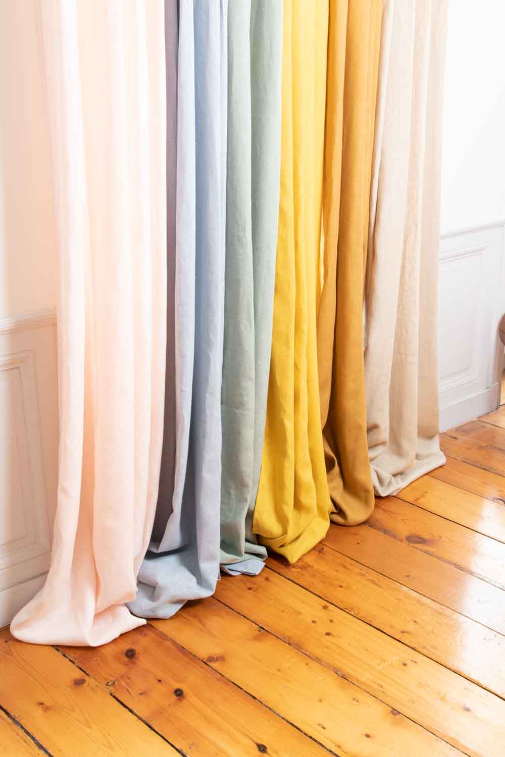 Re Epic curtain in washed linen 140×280 cm - 6 harmonious shades
