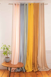 Re Epic curtain in washed linen 140×280 cm - 6 harmonious shades