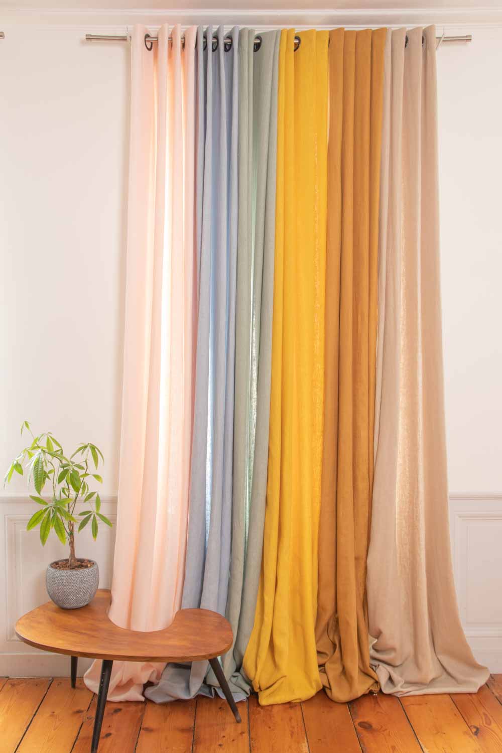 Washed linen curtains Ré 140x280 cm - Epic