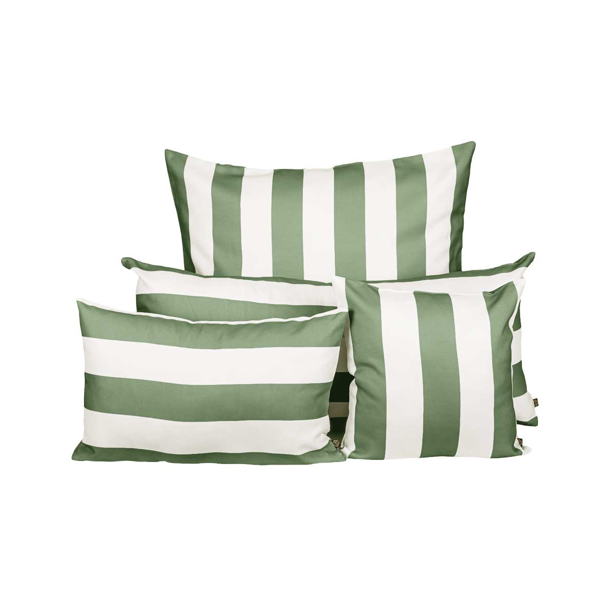 Housse de coussin extérieure Riviera Haomy, Harmony, déperlante, traitée anti-UV – Elégante et résistante pour salon de jardin ou terrasse. Coloris Amande