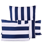 Housse de coussin extérieure Riviera Haomy, Harmony, déperlante, traitée anti-UV – Elégante et résistante pour salon de jardin ou terrasse. Coloris Marine