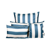 Housse de coussin extérieure Riviera Haomy, Harmony, déperlante, traitée anti-UV – Elégante et résistante pour salon de jardin ou terrasse. Coloris Turquin