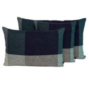 Coussin Saporo Haomy en lin lavé, coloris Encre – texture douce et allure raffinée pour une déco intemporelle