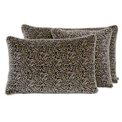 Housse de coussin en velours Gairo motif léopard couleur Gold – collection Haomy Harmony Textile, déco chic en velours de coton