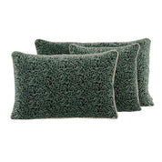 Housse de coussin en velours Gairo motif léopard couleur Jardin – collection Haomy Harmony Textile, déco chic en velours de coton