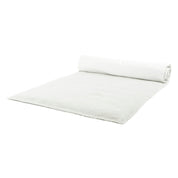 Housse d’édredon California Haomy en lin lavé et coton, 85x200 cm, coloris Blanc – douceur, élégance et 7 coloris disponibles pour un lit raffiné